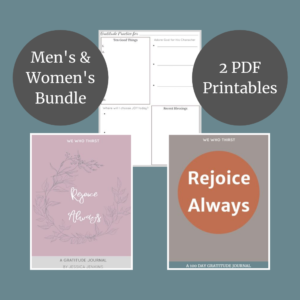 Rejoice Always: Gratitude Journal (BUNDLE)