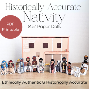 SMALL Nativity Paper Dolls