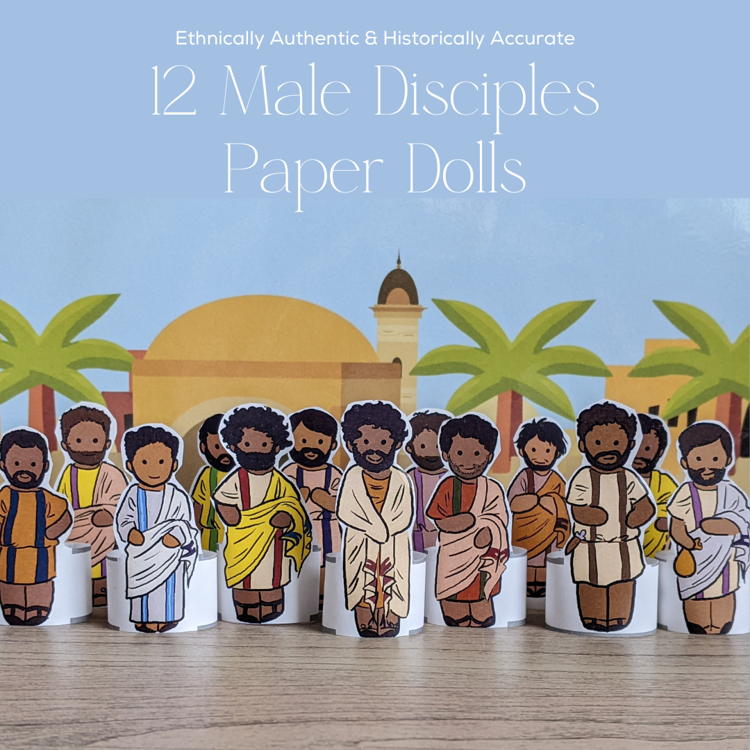 SMALL 12 Disciples Paper Dolls - We Who Thirst