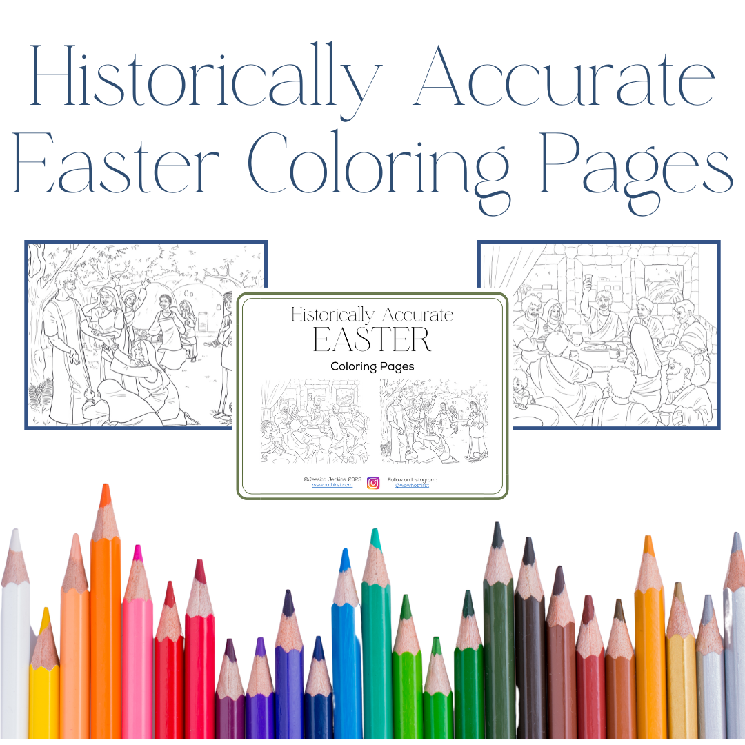 historically accurate easter coloring pages