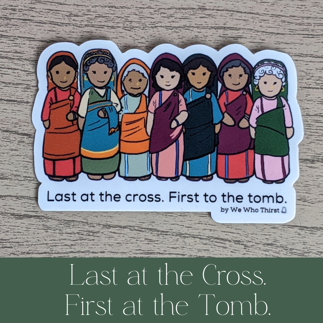 Women at the Cross/Tomb sticker