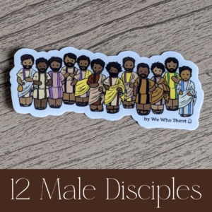 3" 12 Disciples Sticker