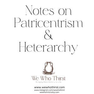 Patricentrism & Heterarchy Notes