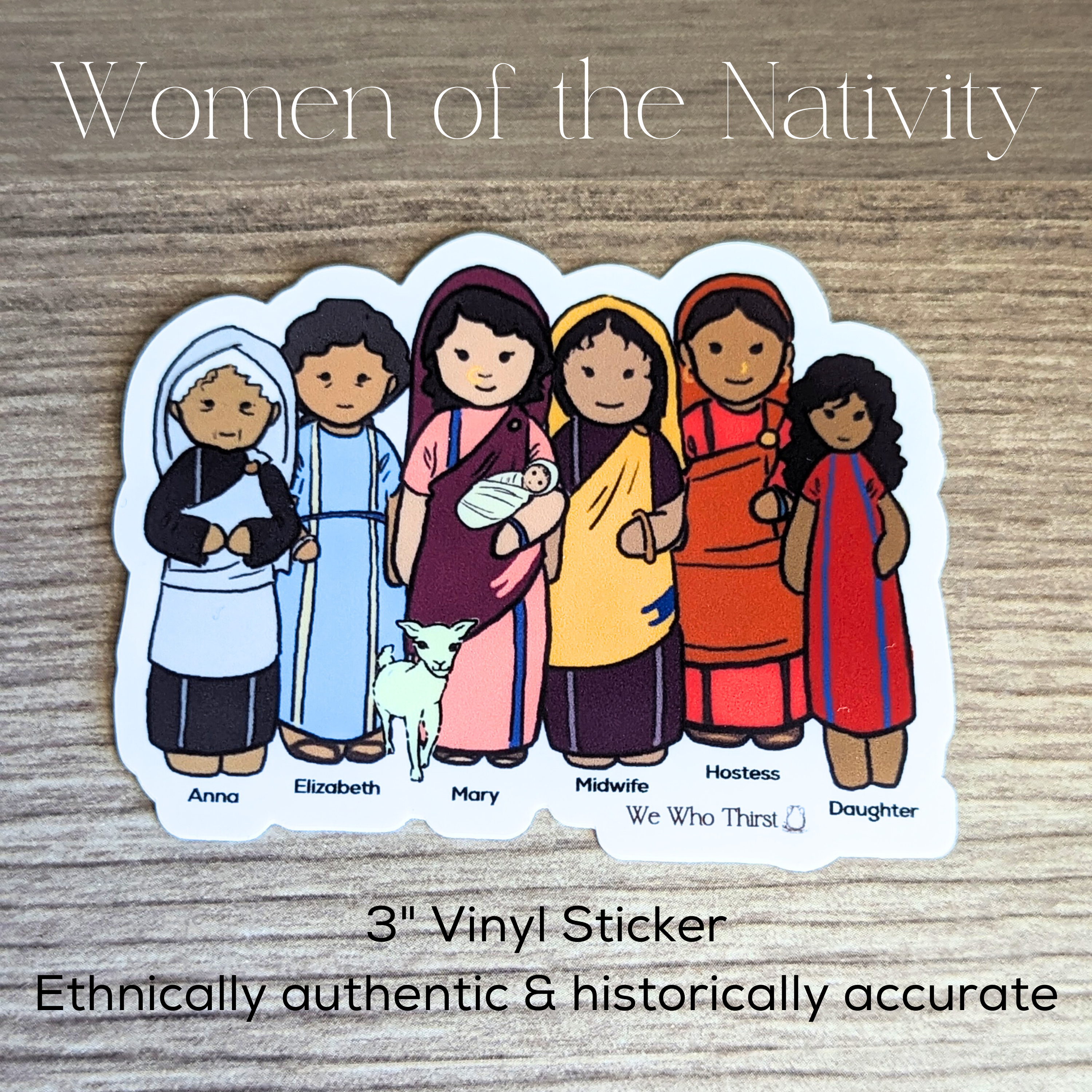 Women of the Nativity Sticker