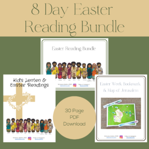 8 Day Kids Easter Bible Reading Bundle (2024)